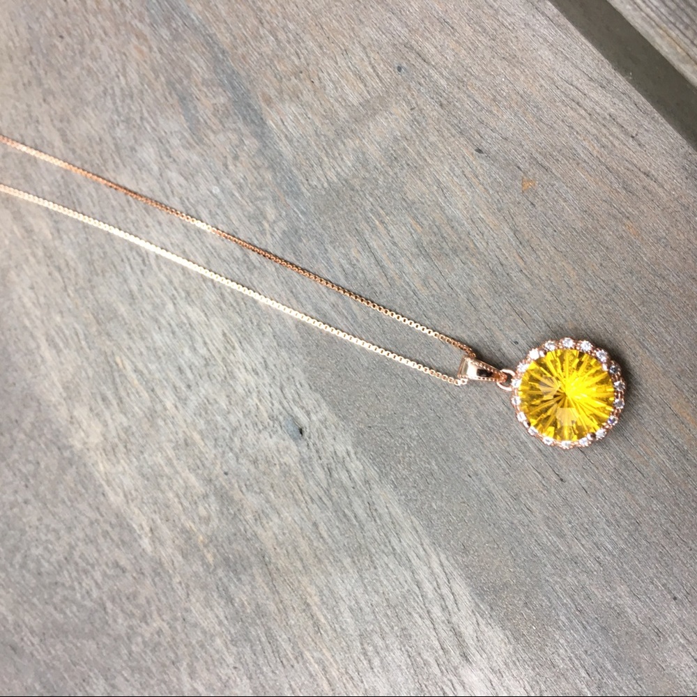 Certified Natural Citrine Solid Silver 4 Piece Set - Picture 13 of 16